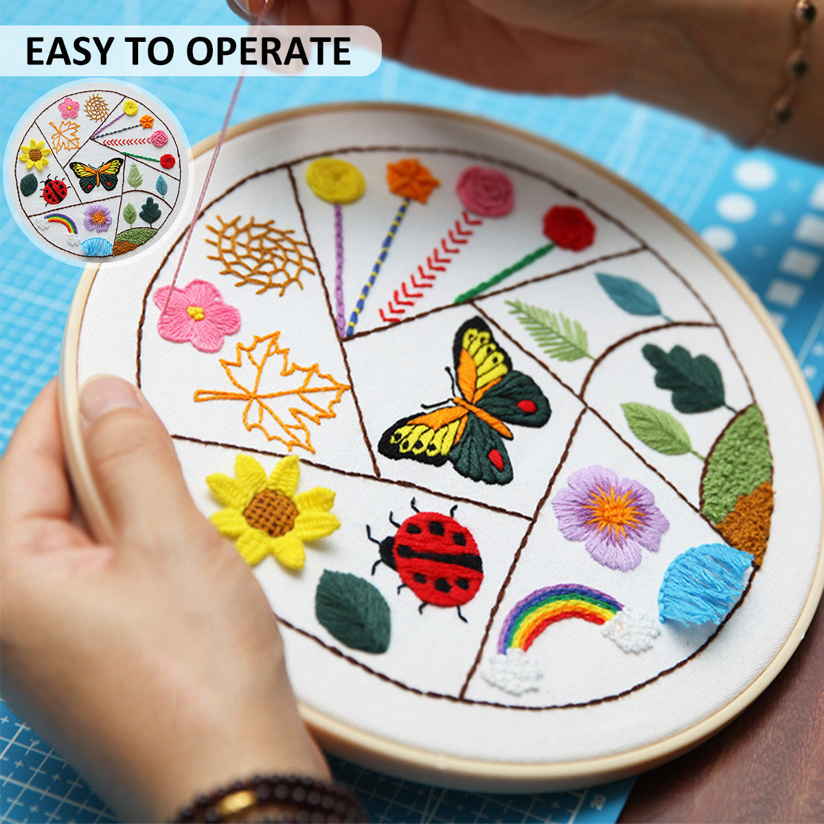 Stitch & Learn - Embroidery Kits