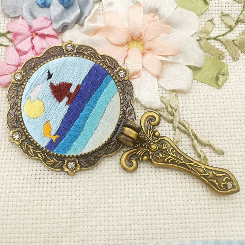 FloralCraft - Embroidery Mirror Set