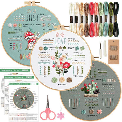 Stitch & Learn - Embroidery Kits