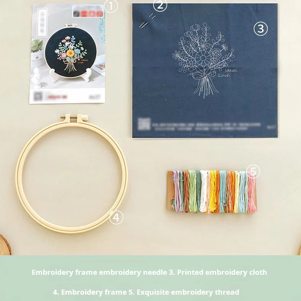 StitchEase - Creative Craft Embroidery Set